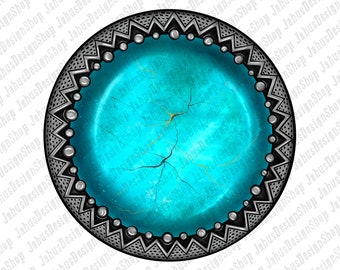 Western Turquoise Gemstone PNG, Gemstone PNG, Gemstone, Turquoise, Turqoise PNG, Sublimation Design, Instant Download, Digital Print