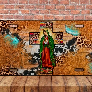 Nostra Signora di Guadalupe Croce Targa PNG Sublimazione Design, Targa Png,Modelli di Targa,Lady Guadalupe Png Download