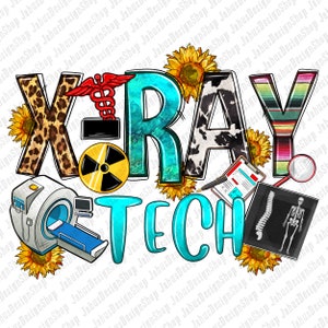 X-Ray tech png sublimation design download, western X-Ray png, medical png, Nurse png, sublimate designs download