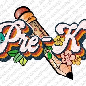 Pre-K Png, Pre Kindergarten Png, Kindergarten Png,First Day of School Png,School Clipart,Pre School,Png Sublimation Design,Instant Download