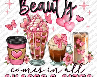 La bellezza è disponibile in tutte le forme e dimensioni tazze di caffè png, caffè amore png, caffè rosa png, caffè tempo png, download di disegni sublimati