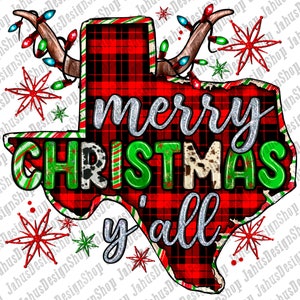 Merry Christmas y'all Texas map png sublimation design download, Christmas png, Happy New Year png, holiday png, sublimate designs download