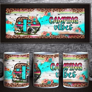 Camping Vibes Mug Png Sublimation Design, Western Camp Mug Png, Camping Png, Camp Life Png, Camping Sublimation, Camper Png,Digital Download