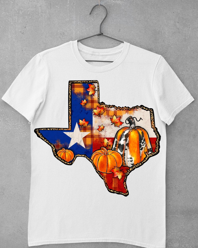 Höstkarta över Texas png sublimeringsdesign, västra hösten png, Texas karta png, västra karta png, USA flagga png, Texas png, omedelbar nedladdning bild 2