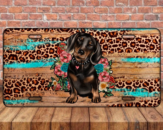 Dachshund license plate hot sale