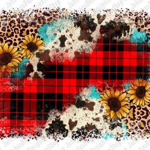 Western Christmas Distressed Background Design, Cowhide Christmas Background,Christmas Tartan Background,Xmas Sunflower Png,Instant Download