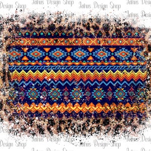 Leopard Aztec Background PNG, Western Aztec PNG, Leopard Pattern, Western Pattern, Instant Download, Digital Print