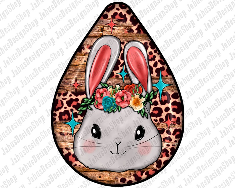 Easter Teardrop Earrings Png Sublimation Design Bundle, Easter Sublimation Png, Easter Day Png, Easter Bunny Png, Easter Cross Png Downloads image 6