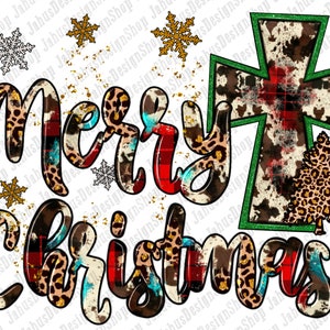 Western Merry Christmas Png Sublimation Design, Merry Christmas Png, Christmas Cross Png, Cross Png, Merry Xmas Png, Instant Download