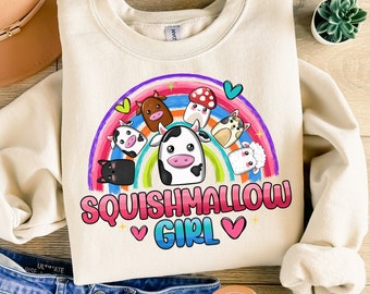 Squishmallow-Mädchen-Png-Sublimationsdesign-Download, Squishmallow-Png, Squishmallow-Mädchen-Design-Png, Sublimat-Designs herunterladen