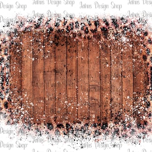 Western Wood Leopard Background PNG, Farm Life PNG, Leopard Pattern, Western Pattern, Sublimation Design, Instant Download, Digital Print