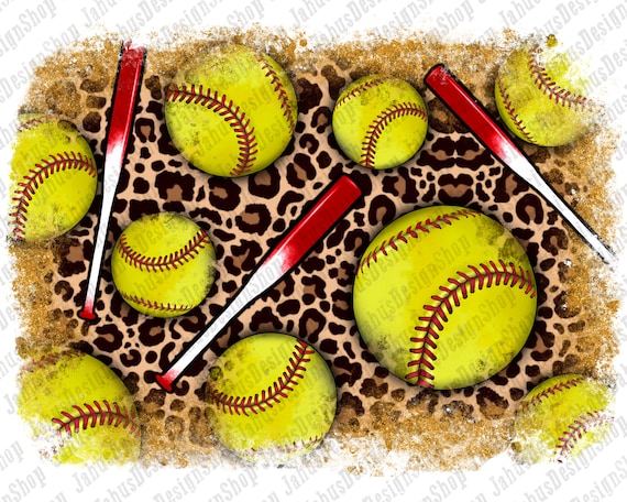 Art & Collectibles Digital Drawing & Illustration Softball Clipart Love