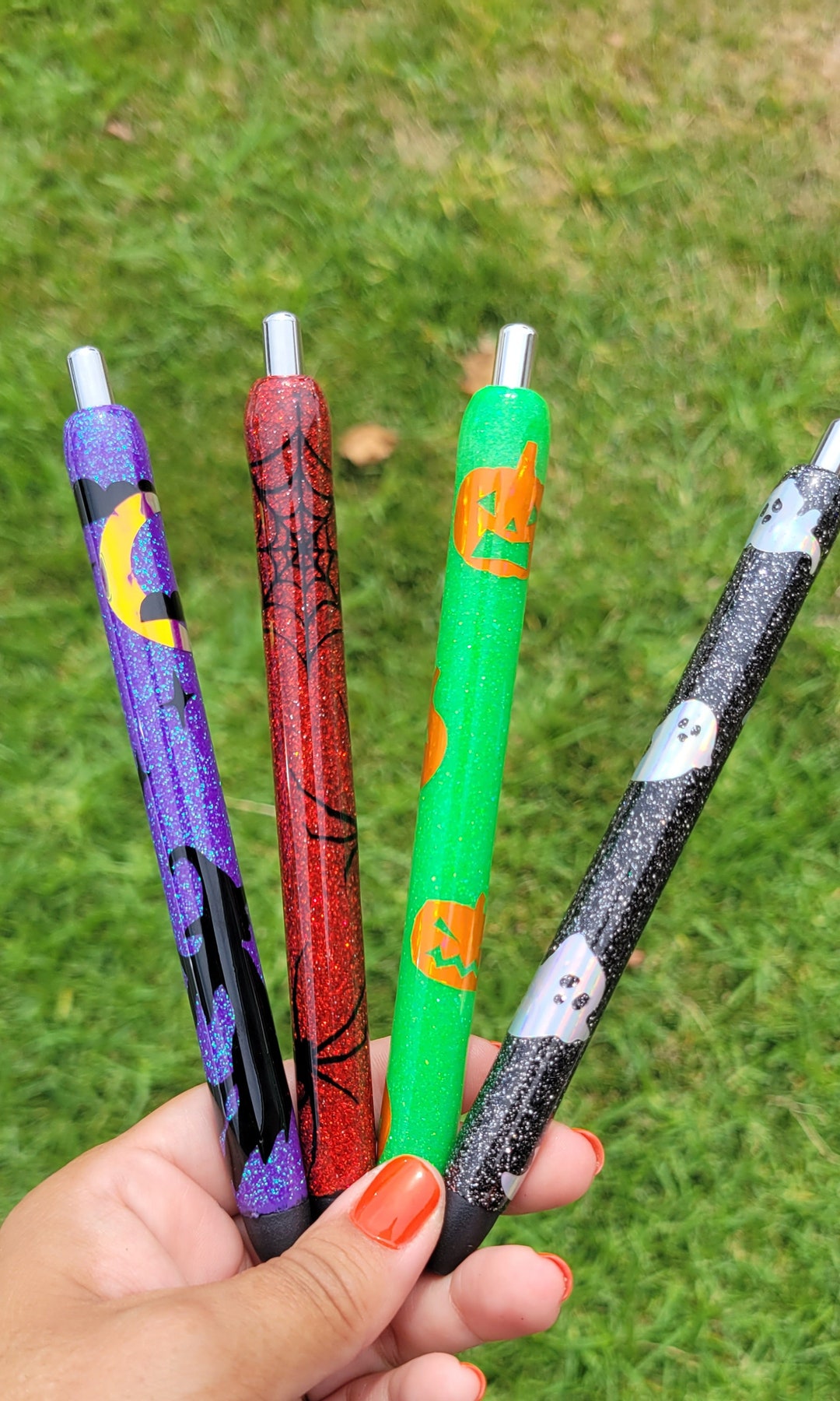 HALLOWEEN PEN SET Refillable Gel Pen paper Mate Refillable Etsy