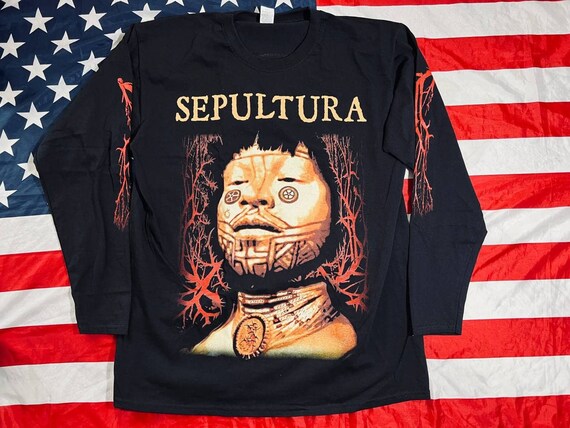 Sepultura Roots Band T Shirt Longsleeve 