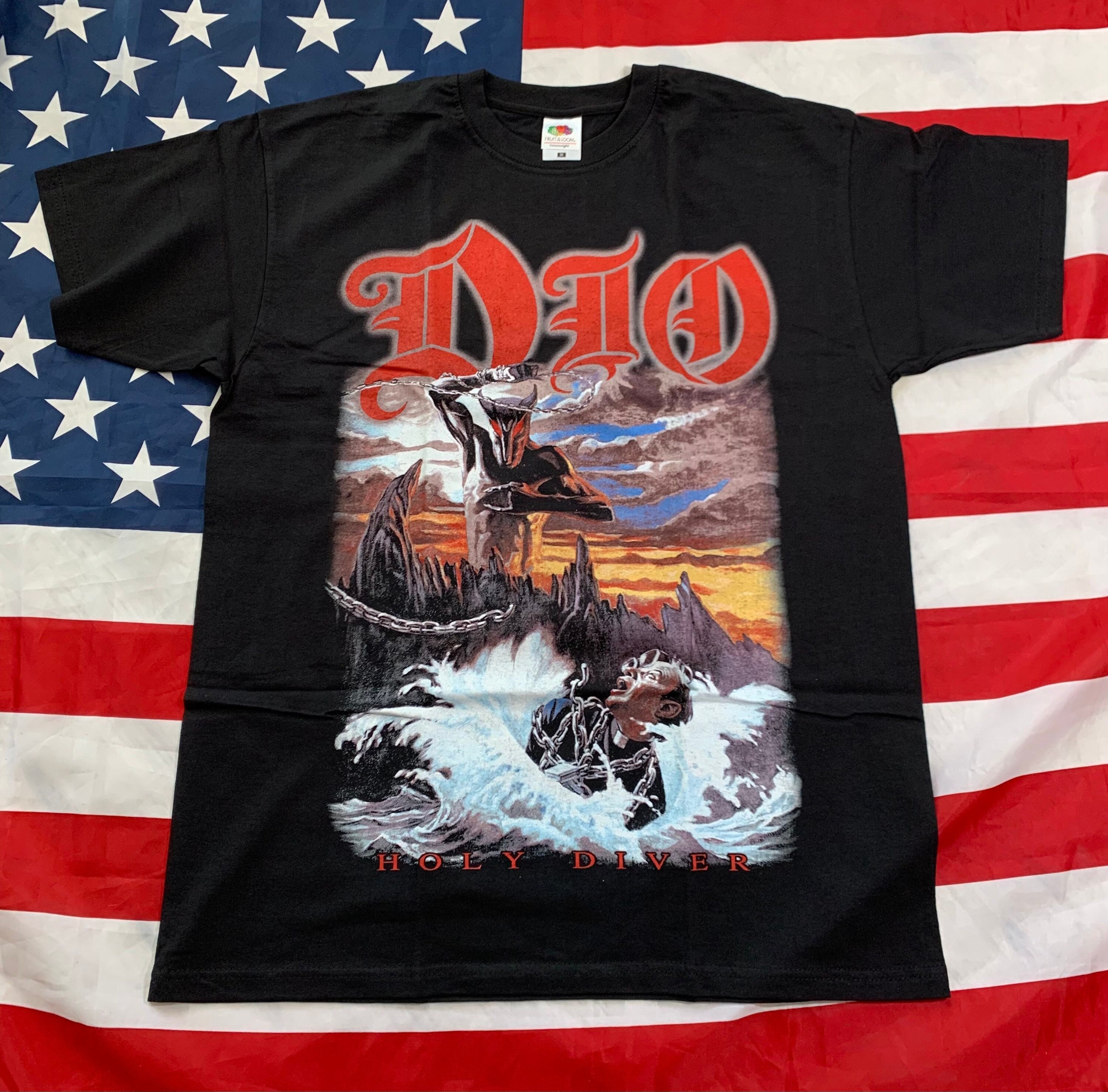DIO Band T Shirt DIO Holy Diver Vintage 