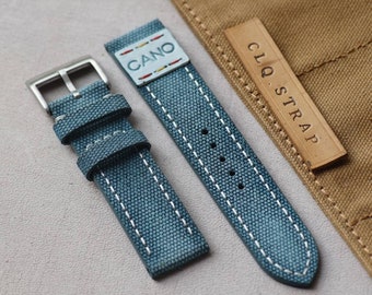 Uhrenarmband aus Leder, 18 mm 20 mm 22 mm, Uhrenarmband individuell, Uhrenarmband aus Leder handgefertigt