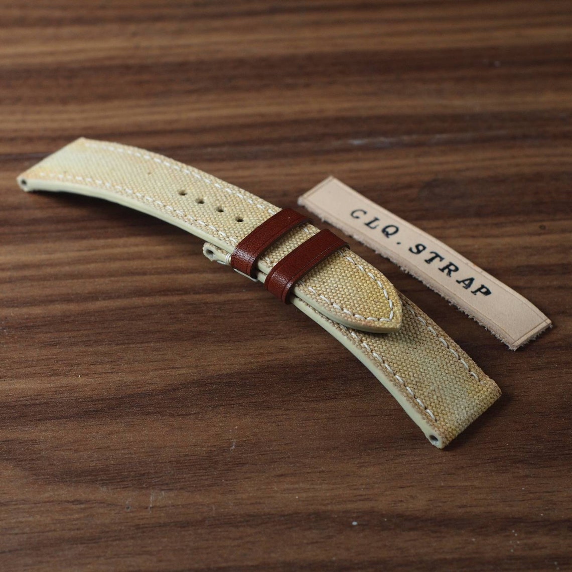 Canvas watch strap handmade watch strap 18mm 20mm 22mm 24mm Etsy