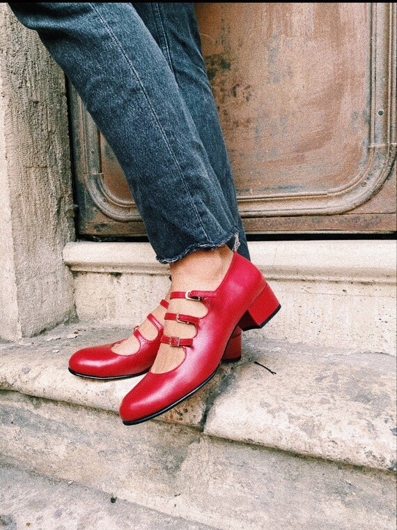 Repetto | Mary Jane Rose | Colore Rosso Fiamma