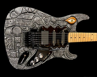 Custom Guitar high performance guitar artwork unique guitar  Ida