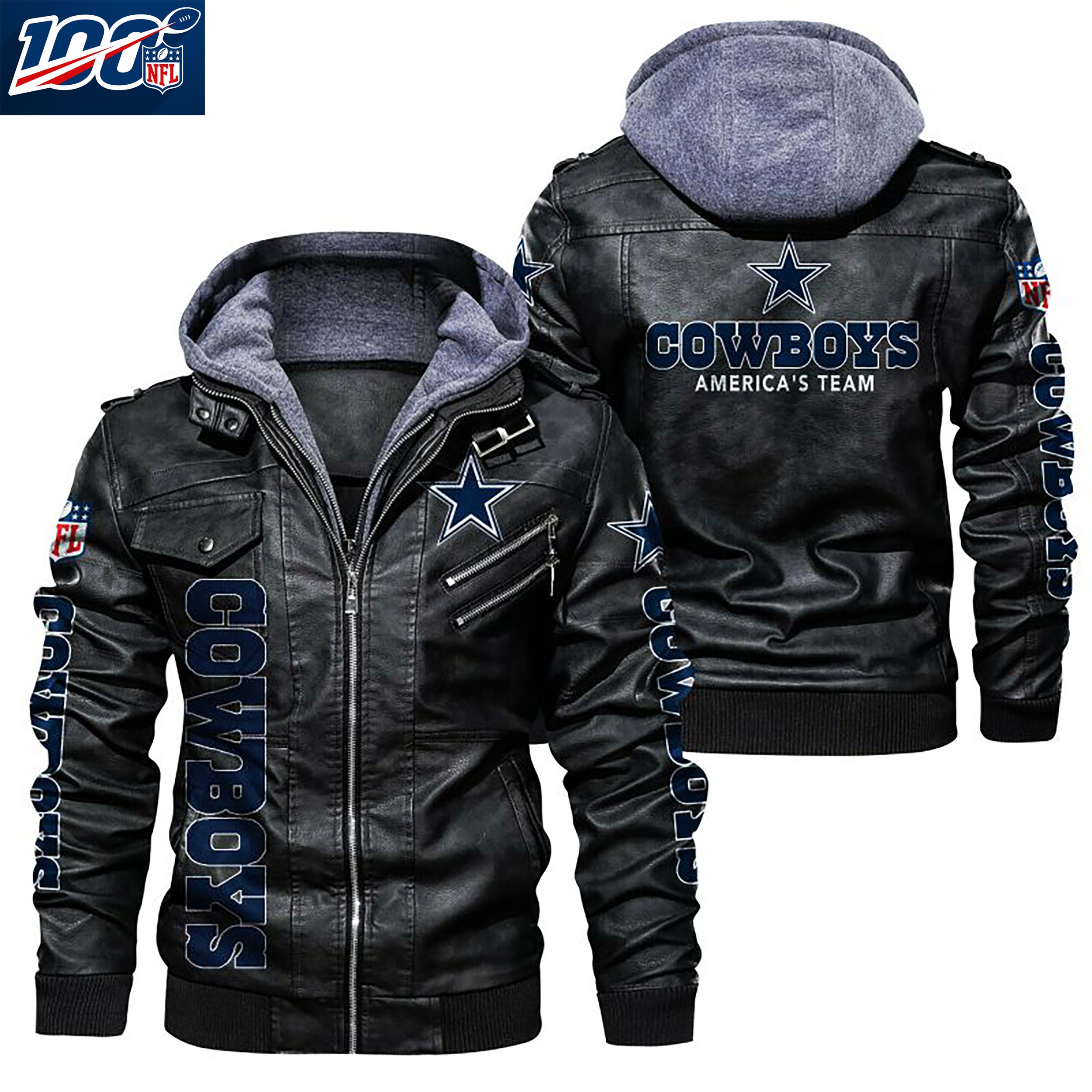 Dallas Cowboys NFL Team Leather Jacket For Men and Women Etsy