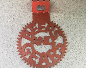 Beer Bottle Opener Garage Automotive Accessories Man Cave Wall Mounted Unique Gift Idea Car Guy Beer Drinker Soda Pop Fun Cute Vintage Look