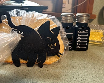 Funny Cat Butt Bread Clip Metal Kitchen Bag Sealer Cat Lover Gift Home Kitchen Decor Kitty Love Bread Bag Unique Fun Gift Idea Custom Color
