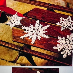 Crochet Fancy Snowflakes Pattern