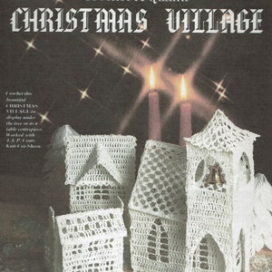 Christmas Village Crochet Pattern