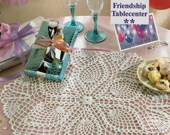 Friendship Center Table Doily Crochet Pattern