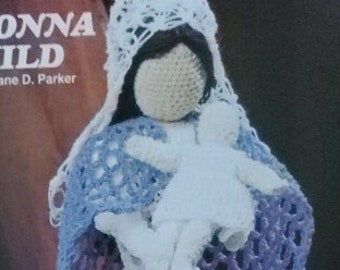 Vintage Crochet Madonna and Child Pattern