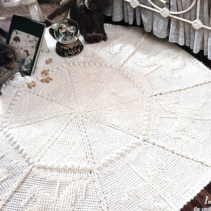 Crochet Carousel Rug Pattern