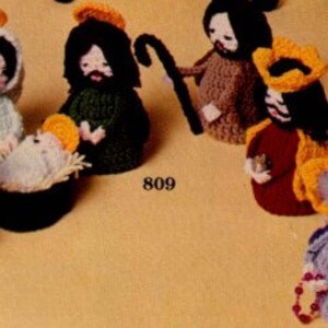Enchanted Crochet Christmas Creche Pattern