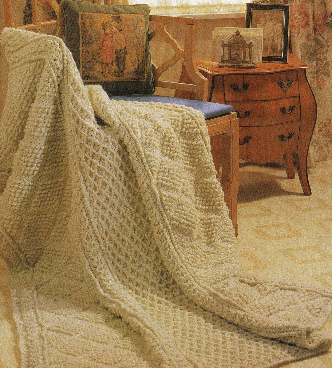 Crochet Fisherman Afghan Pattern Etsy