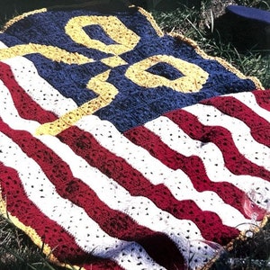 Crochet American Homecoming Afghan Pattern