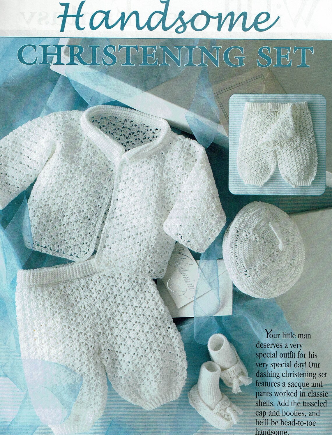 Handsome Christening Outfit Pattern - Etsy