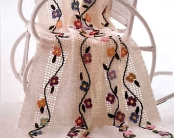 Crochet Trellis Afghan Pattern