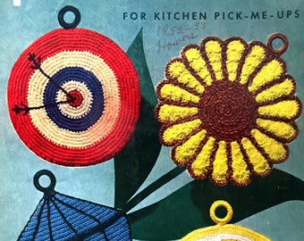 Crochet Vintage Potholders Patterns