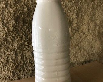 Porcelain Milk Bottle - Etsy