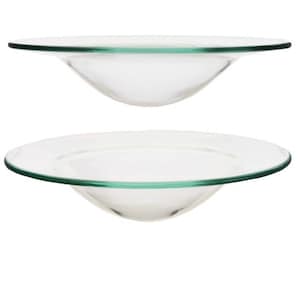 glass dish for wax and oil burner, replacement glass dish for burner, replacement glass dish