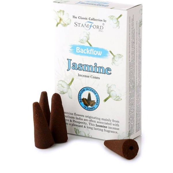 Stamford backflow incense cones, various fragrance 12 cones, premium range, natural incense, home incense