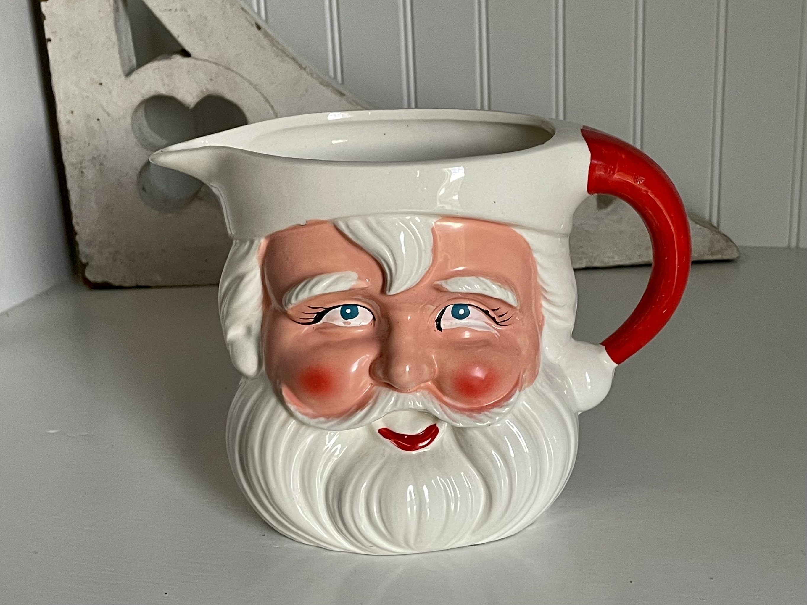 Vintage Santa Pitcher Japan - Etsy