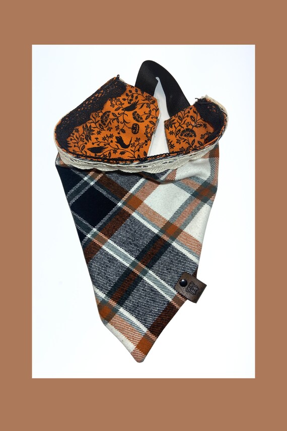 Pet Clothing, Accessories & Shoes Autumn reversible bandana with