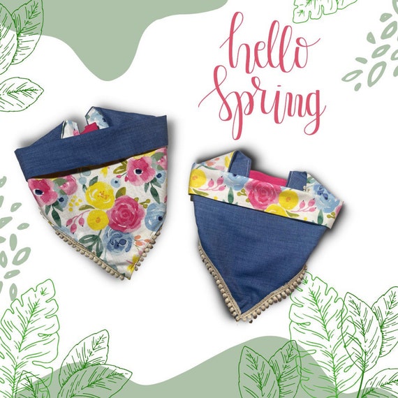 Spring bandana with elastic band • Spring Collection