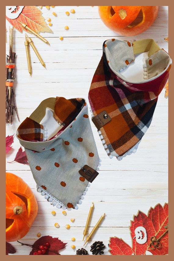 Autumn bandana with elastic band • Autumn Collection • Halloween