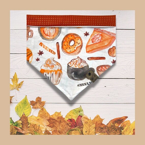 Autumn bandana with elastic band • Autumn Collection • ThanksGiving