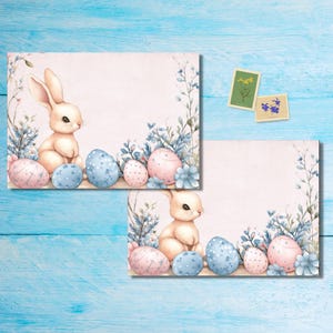 Paquete de 5 o 10 sobres para búsqueda de huevos, sobres de correo felices para cartas de amigos por correspondencia, sobres de tamaño C6 para enviar por correo