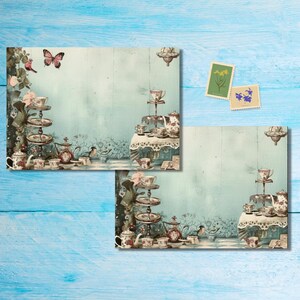 Paquete de 5 o 10 sobres Whimsical Wonderland, sobres Happy Mail para cartas de amigos por correspondencia, sobres de tamaño C6 para enviar por correo