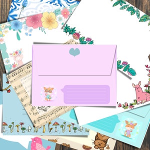 Sac à main pour enveloppes, Pack de 5 ou 10 enveloppes choisies au hasard, Fournitures pour correspondants, Pack de papeterie mystère image 1