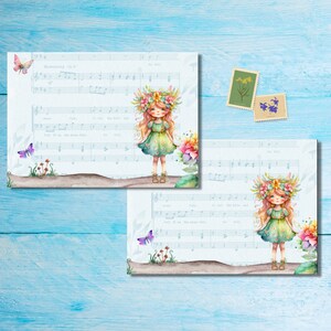 Buste Harmony confezione da 5 o 10, Forniture per amici di penna, Chiusura staccabile e sigillabile, Buste decorate Happy Mail, Buste postali formato C6