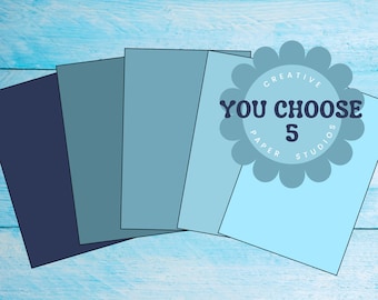 You Choose selection pack bundle, 5 designs, 100 sheets in total.